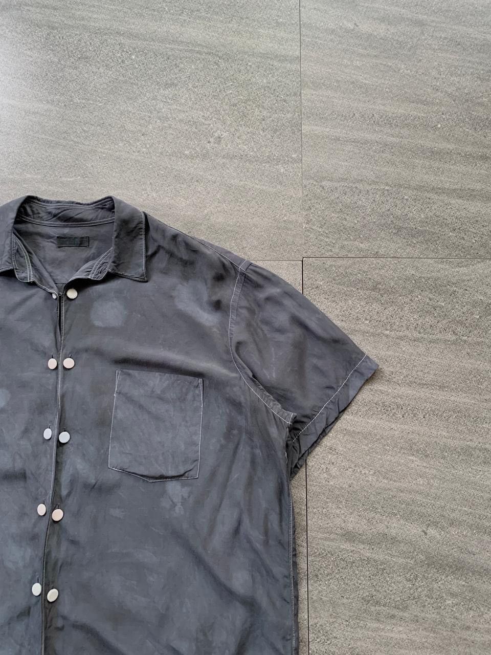 Comme des Garcons Homme Plus FREE TAX! Overdyed Chain Buttoned Shirt Size US M / EU 48-50 / 2 - 2 Thumbnail