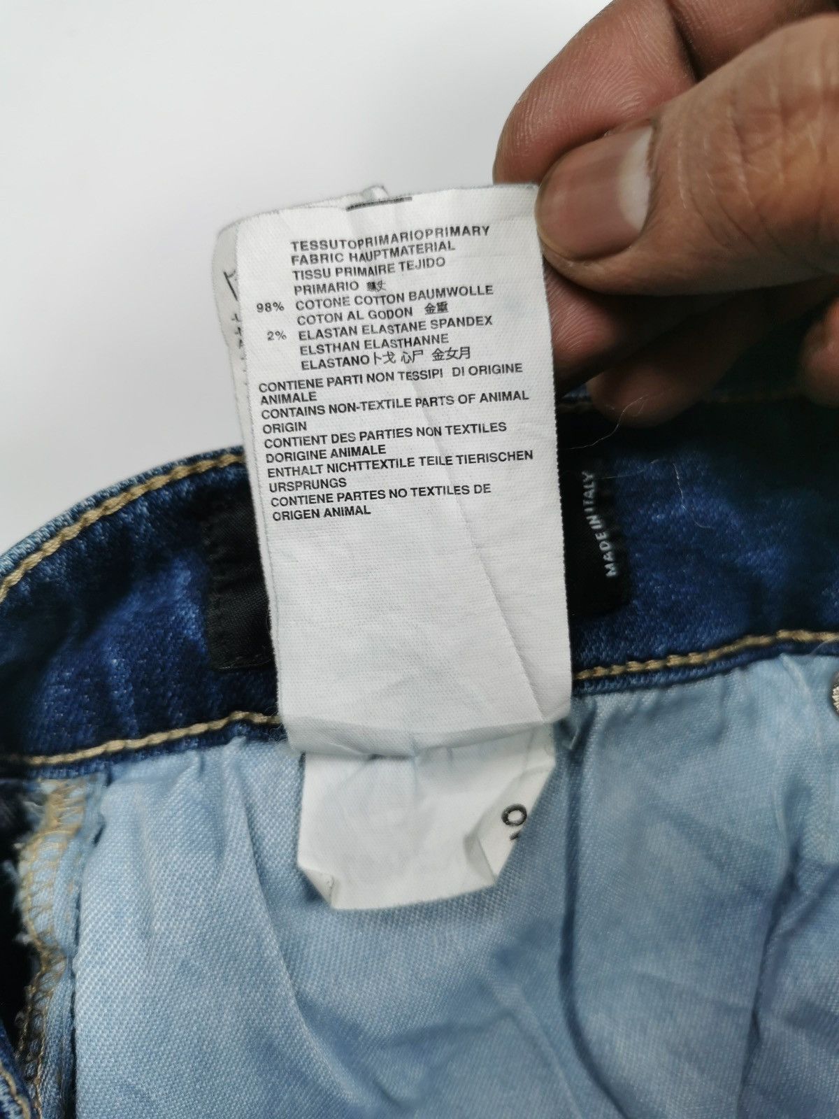 Dsquared2 Dsquared2 Destroyed Distressed Skinny Jeans Size US 30 / EU 46 - 9 Thumbnail