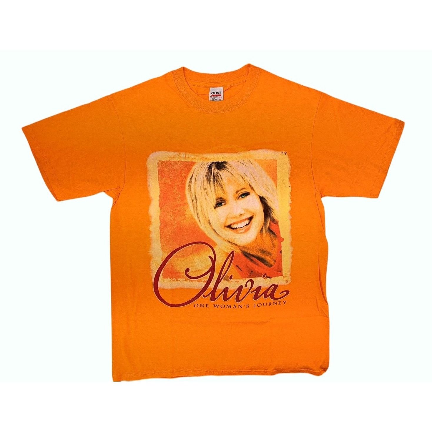 Anvil Vintage Olivia Newton-John One Woman's Journey Tour Orange Size US L / EU 52-54 / 3 - 1 Thumbnail