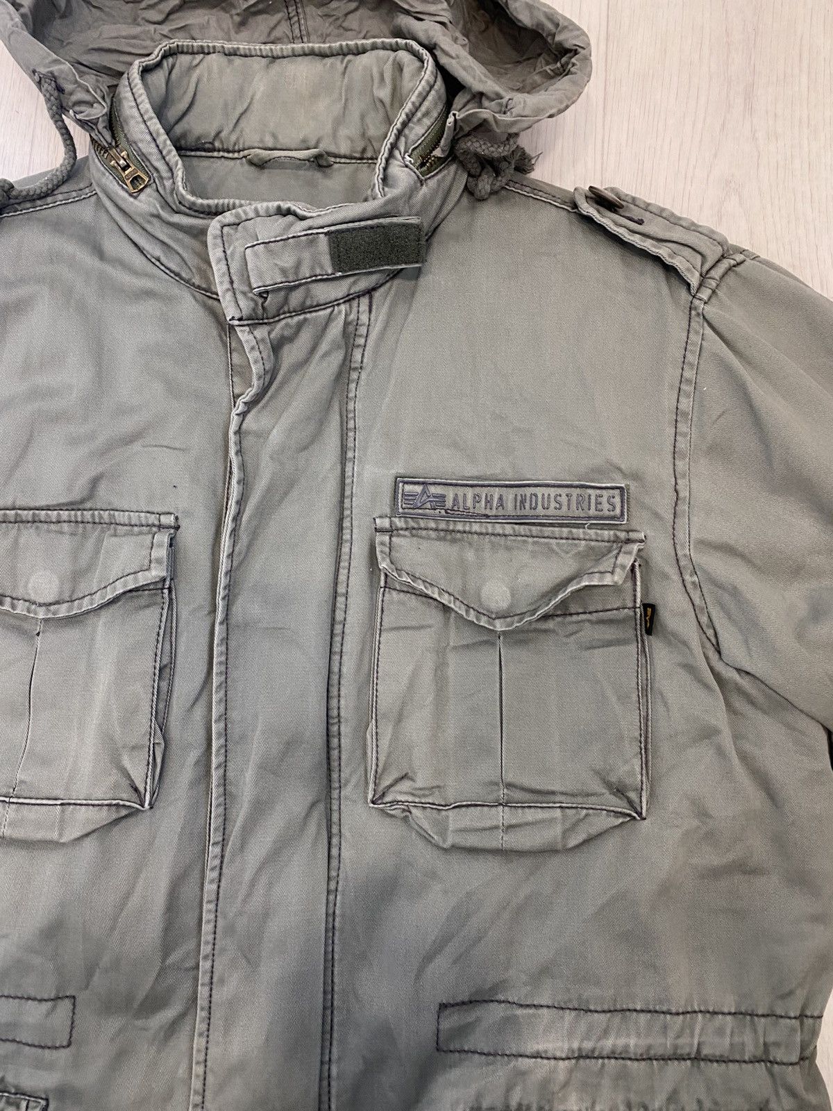 Alpha Industries × Vintage Alpha Industries M65 Military Vintage Jacket Big Logo size L Size US L / EU 52-54 / 3 - 5 Thumbnail