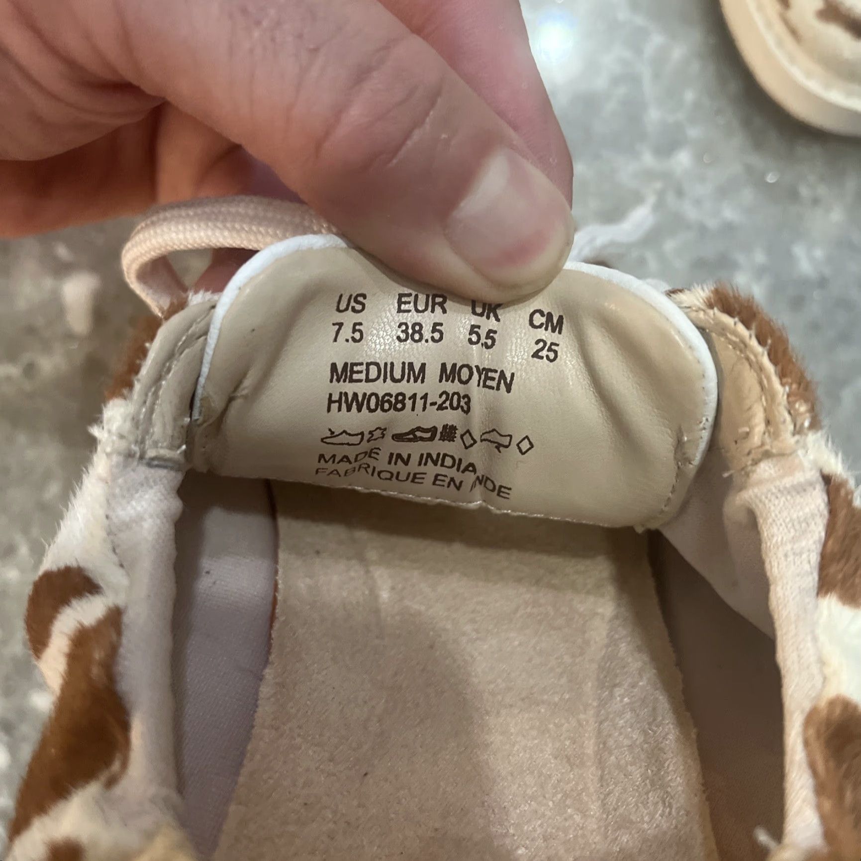 Hush Puppies Hush Puppies Ryann Moyen Women Slip On Sneaker 7.5 Cow Print M Leather Womens Size US 8 / IT 38 - 3 Thumbnail