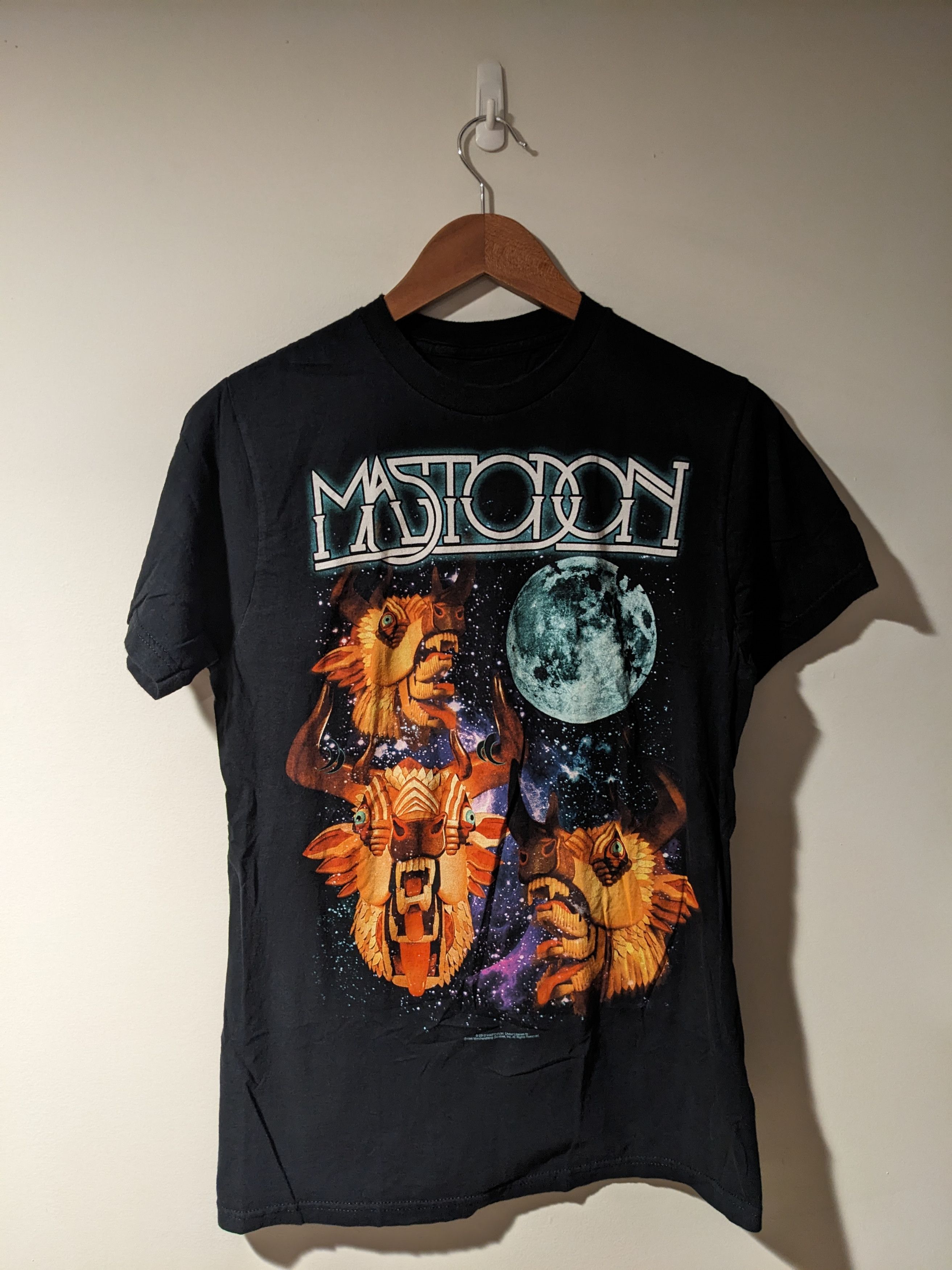 Band Tees × Vintage Vintage 2012 Mastodom The Hunter Tour Black Small T-Shirt Size US S / EU 44-46 / 1 - 1 Thumbnail