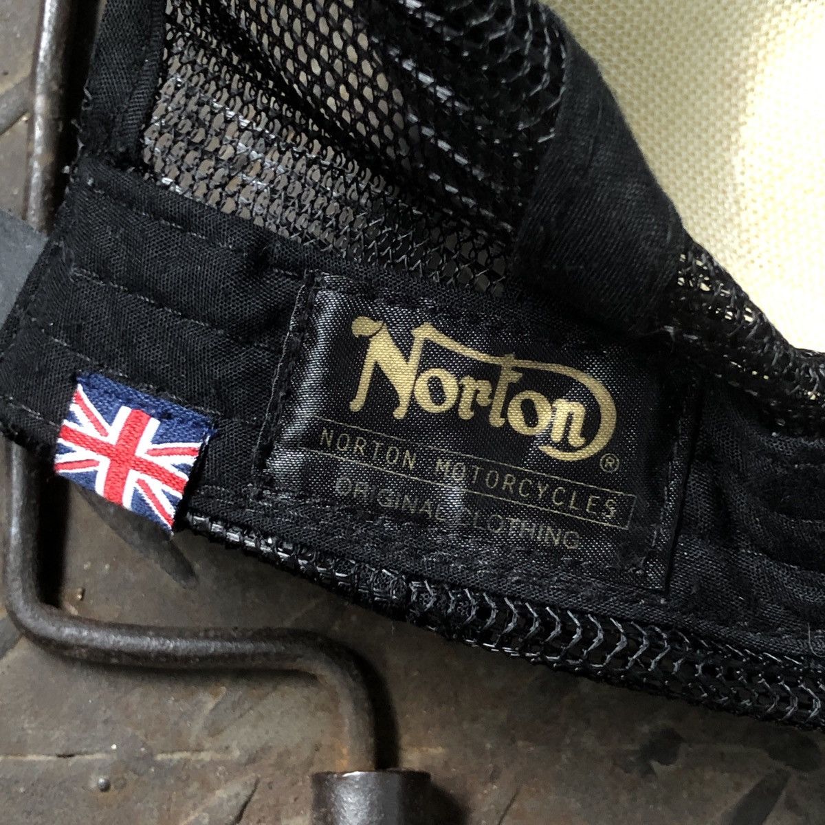 Norton Vintage Norton Motorcycle Fur Distressed Trucker Hat Size ONE SIZE - 8 Thumbnail
