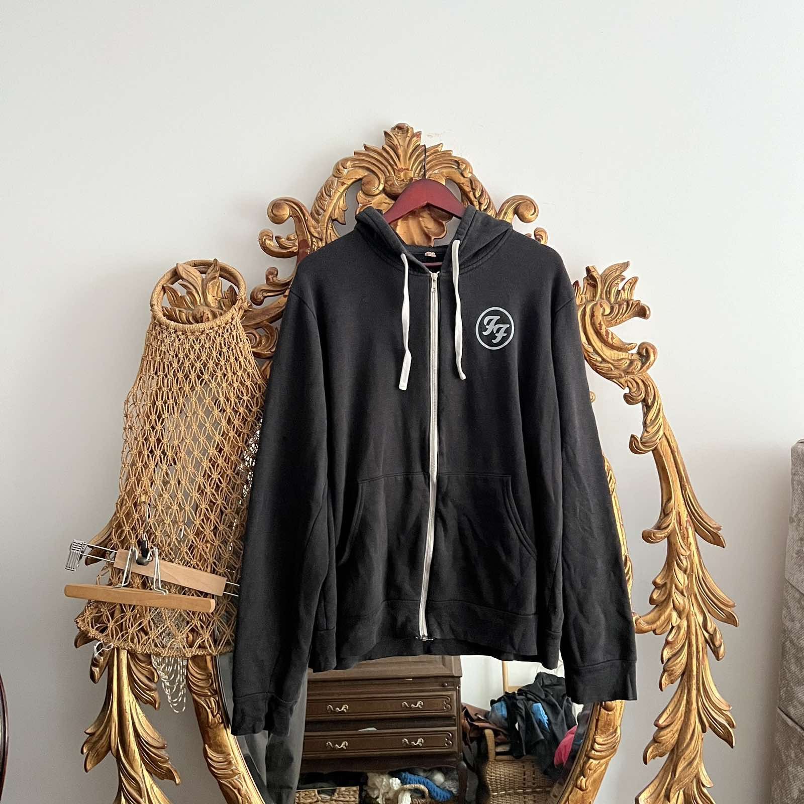 Vintage FOO FIGHTERS grunge band dave grohl hoodies Size US XL / EU 56 / 4 - 2 Thumbnail