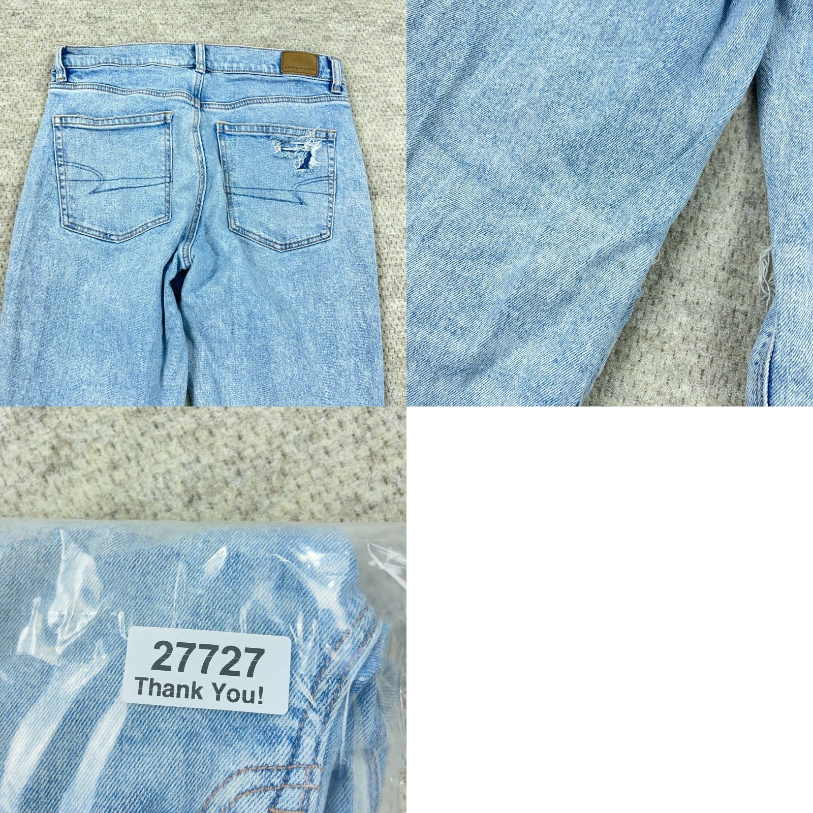 American Eagle Outfitters American Eagle Outfitters Jeans Women 6 High Rise Ankle Light Blue Distressed 5-Pocket Denim Jeans Womens Size 6 Regular 28in Inseam Size 28" / US 6 / IT 42 - 10 Thumbnail