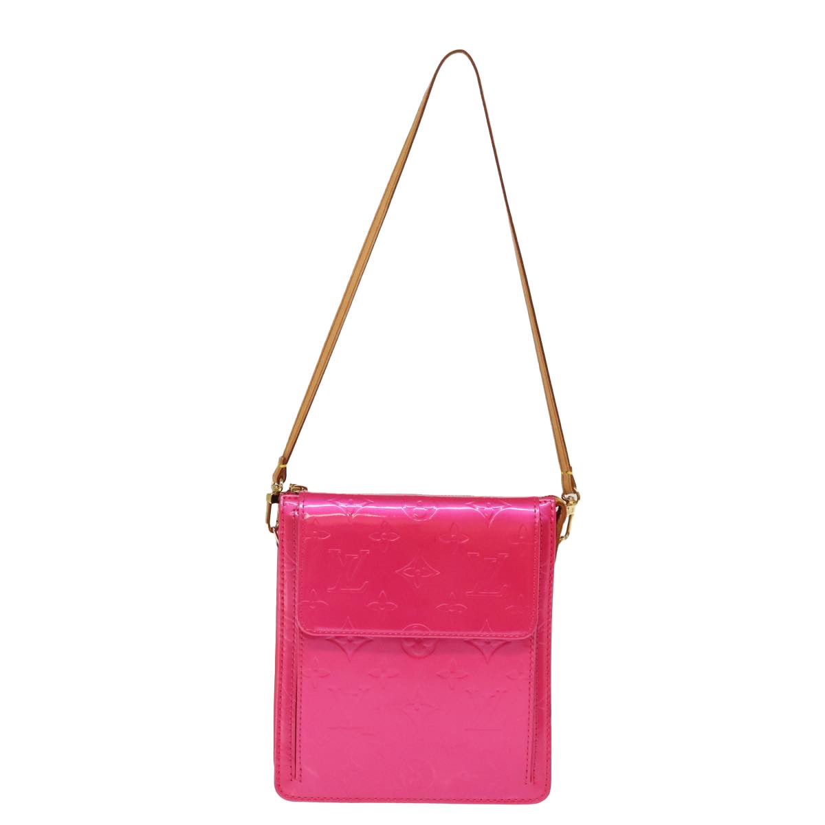 Louis Vuitton Mott Pink Patent Leather Clutch Bag (Pre-Owned) Size ONE SIZE - 1 Thumbnail