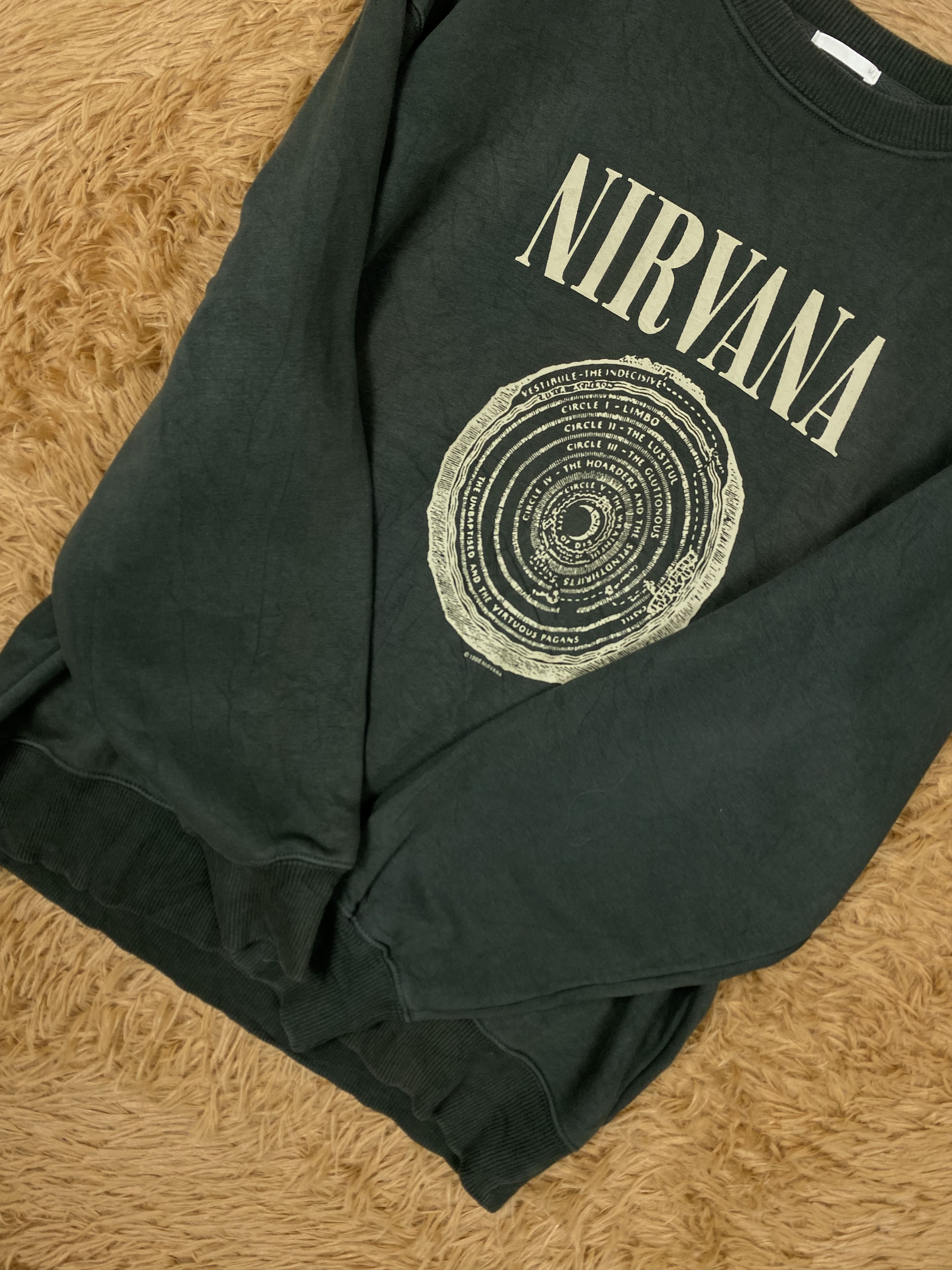 Nirvana Vintage Nirvana Band Tees Sweatshirts PS0316 Size US M / EU 48-50 / 2 - 4 Thumbnail