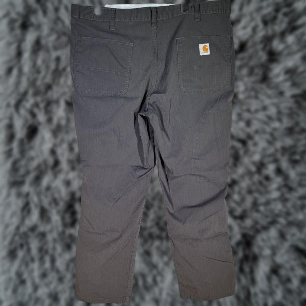 Carhartt Carhartt Pants Mens 36x28 Gray Relaxed Fit Ripstop Workwear Utility Heavy Duty Pants Size US 36 / EU 52 - 1 Thumbnail