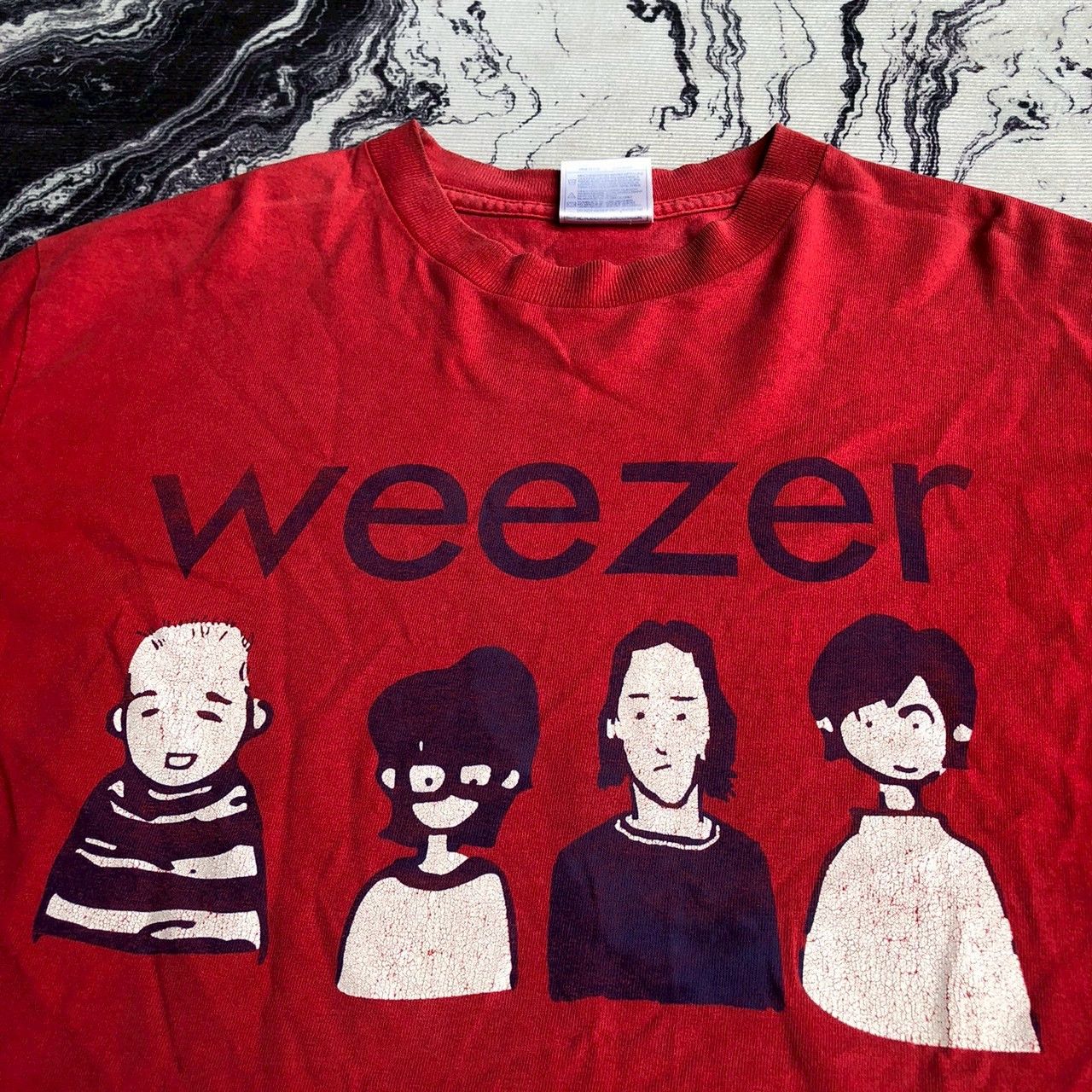 Band Tees Vintage Weezer Album Tour Men's Graphic Tee 2000s Size US M / EU 48-50 / 2 - 2 Thumbnail