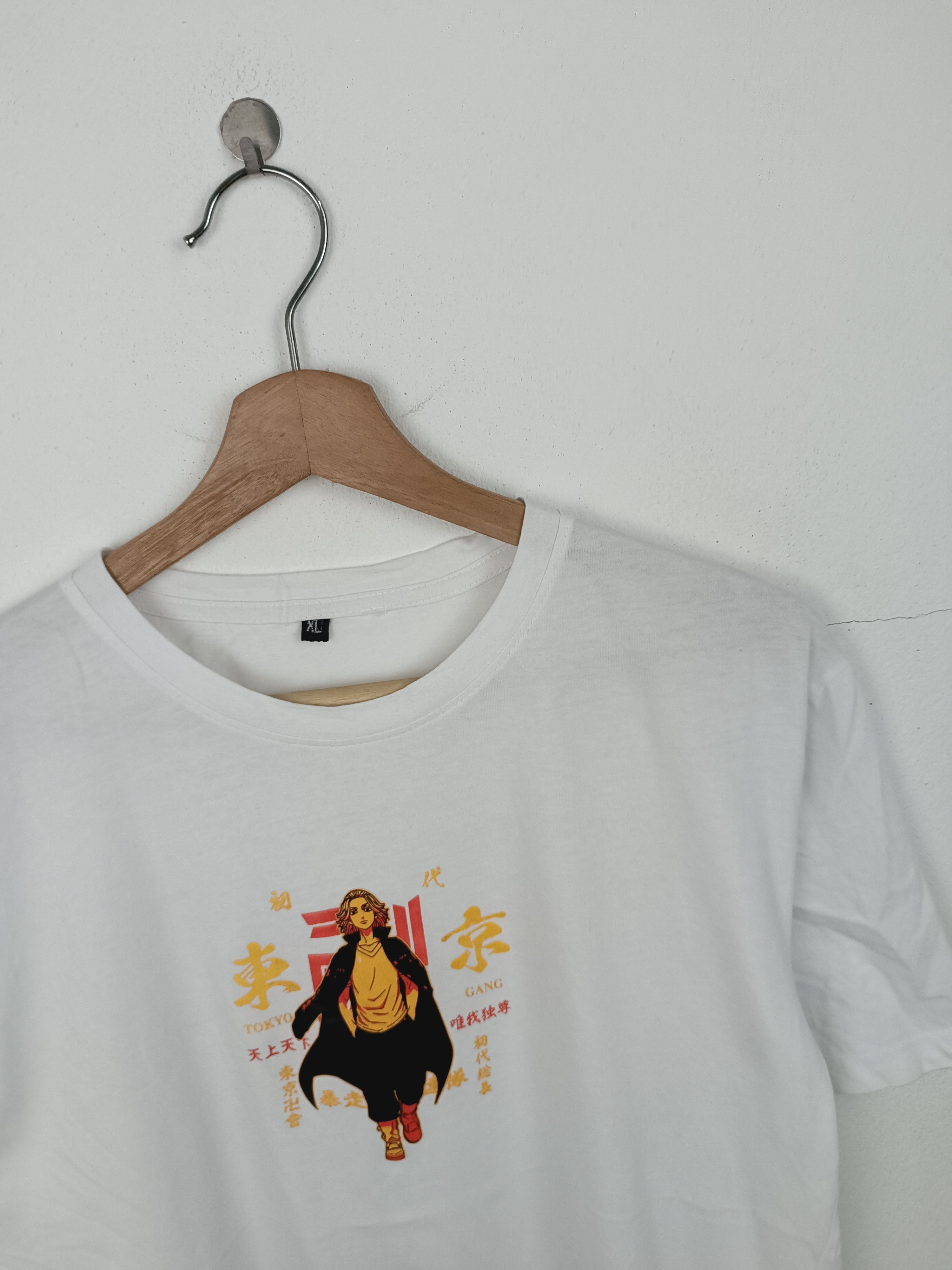 Anime VINTAGE TOKYO REVENGERS GANG MIKEY TOMAN TEE bleach naruto Size US M / EU 48-50 / 2 - 8 Thumbnail