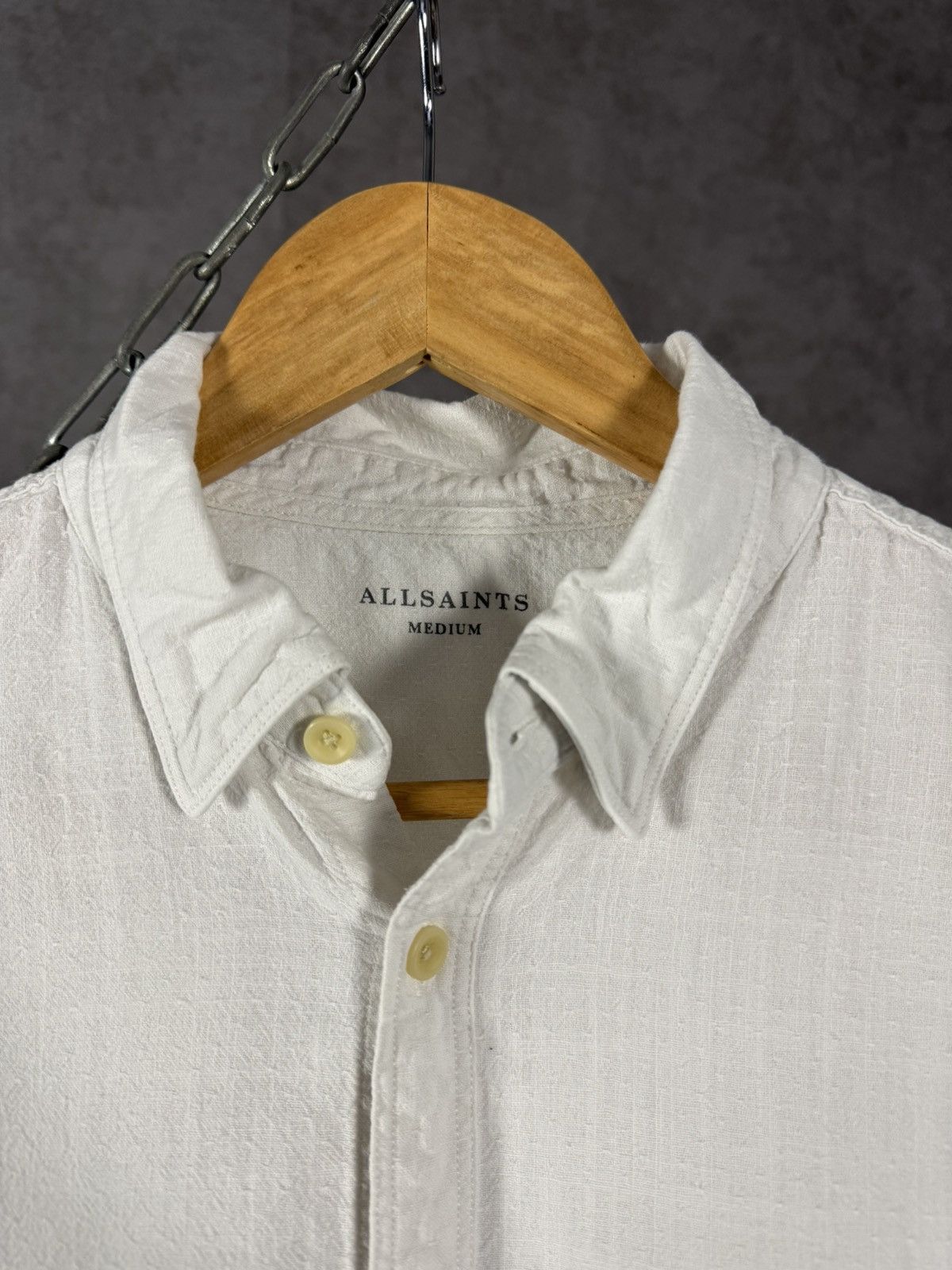 Allsaints Allsaints designer logo shirt Size US M / EU 48-50 / 2 - 4 Thumbnail