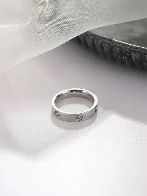 Other Retro Punk Stainless Steel Minimal Ring Vintage Size ONE SIZE - 4 Thumbnail