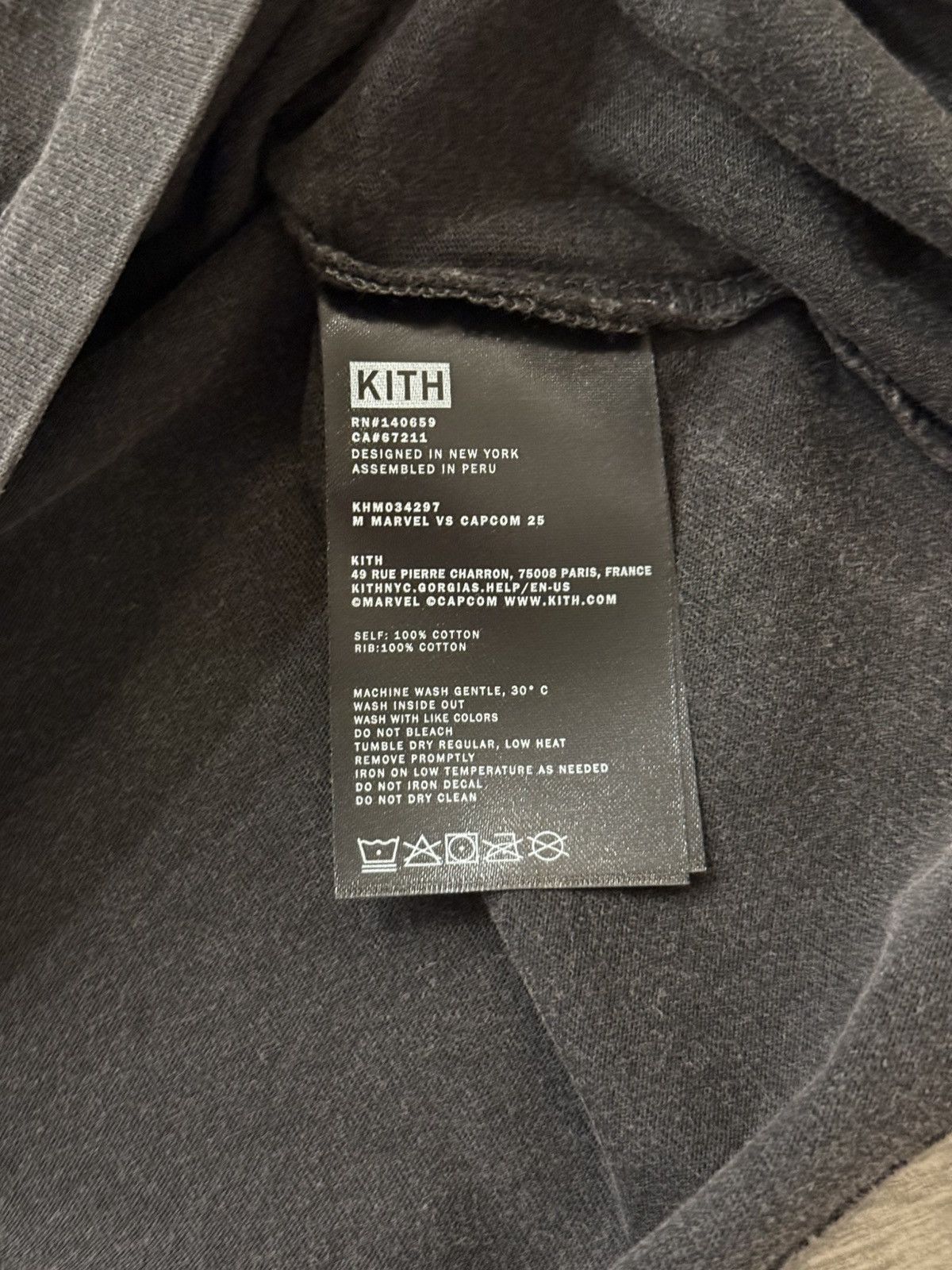 Kith KITH Marvel vs. Capcom Ultimate Vintage Tee Black Sz Large Size US L / EU 52-54 / 3 - 3 Thumbnail