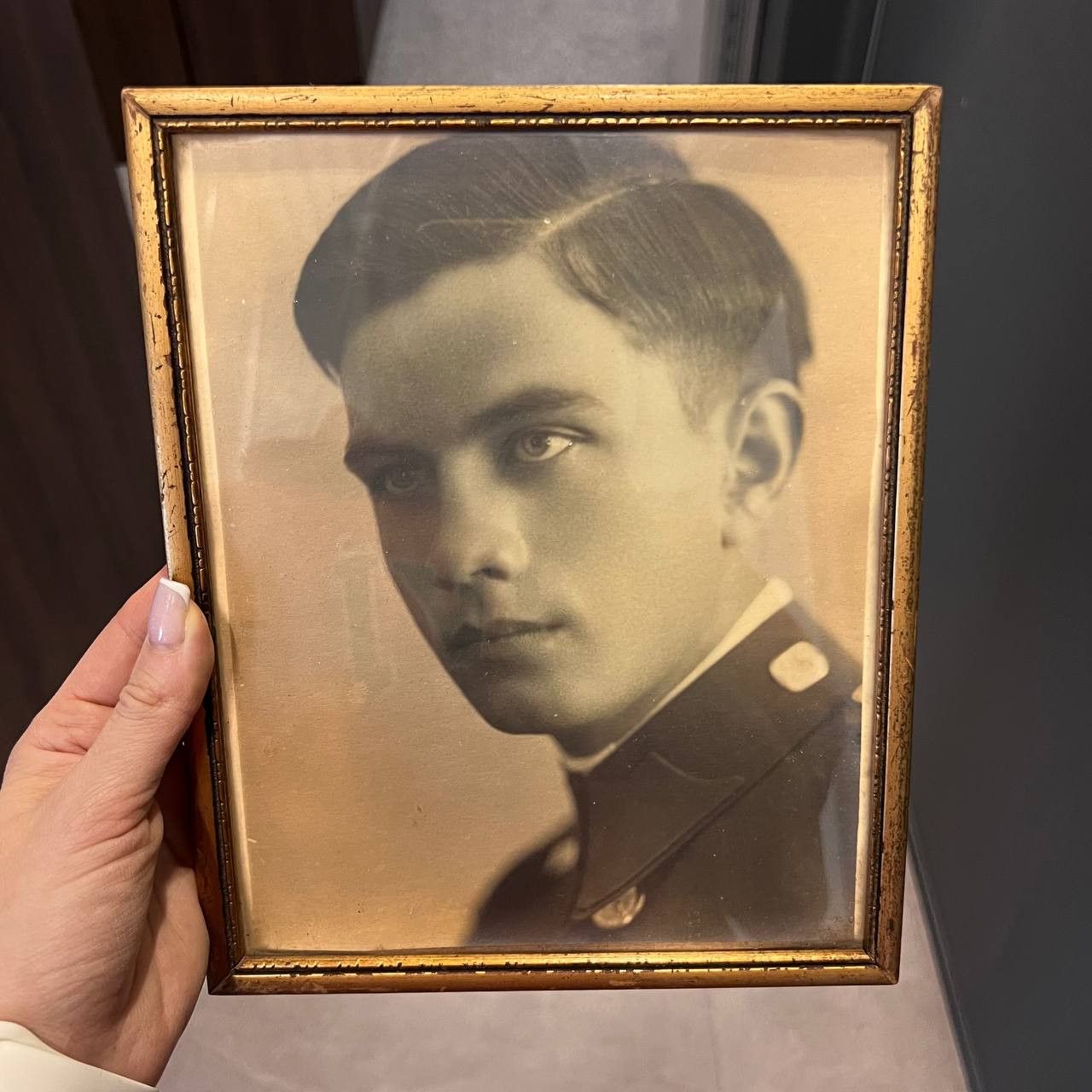 Vintage 1940's Vintage Portrait Photo Soldier Hungary WWII Size ONE SIZE - 4 Thumbnail