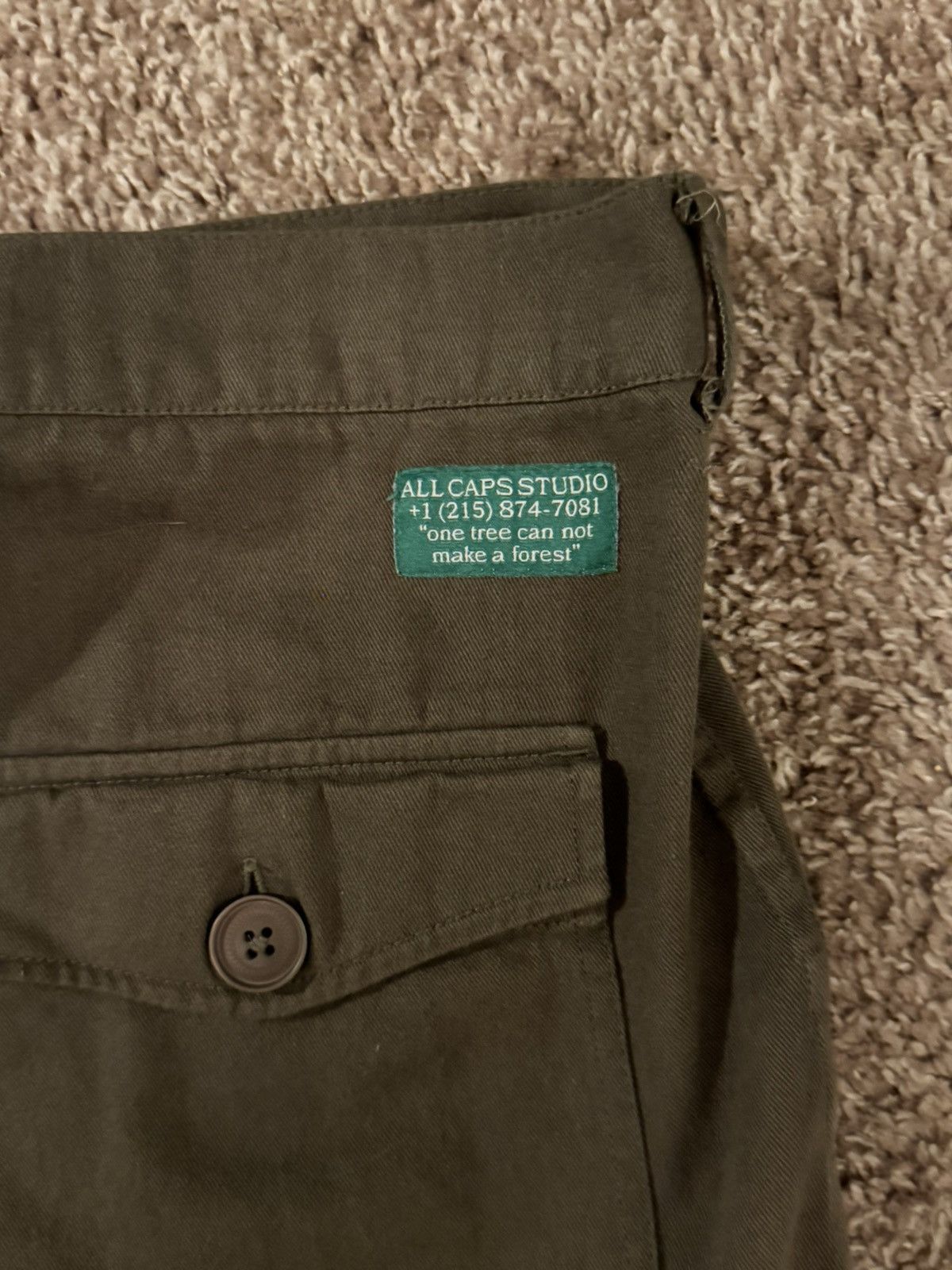 ALL CAPS STUDIO All Caps Studio “sun” cargo pants SZ XL Size US 36 / EU 52 - 3 Thumbnail