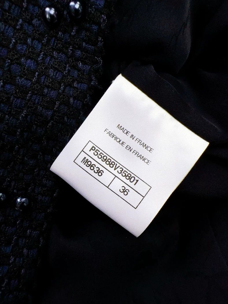 Chanel Chanel Blue embroidered pearl full of stars long-sleeved s Size XS / US 0-2 / IT 36-38 - 5 Thumbnail