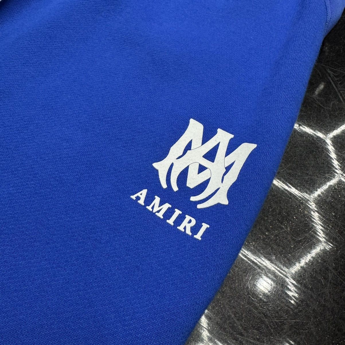 Amiri Amiri MA Logo Sweatpants Blue White Size US 38 / EU 54 - 3 Thumbnail