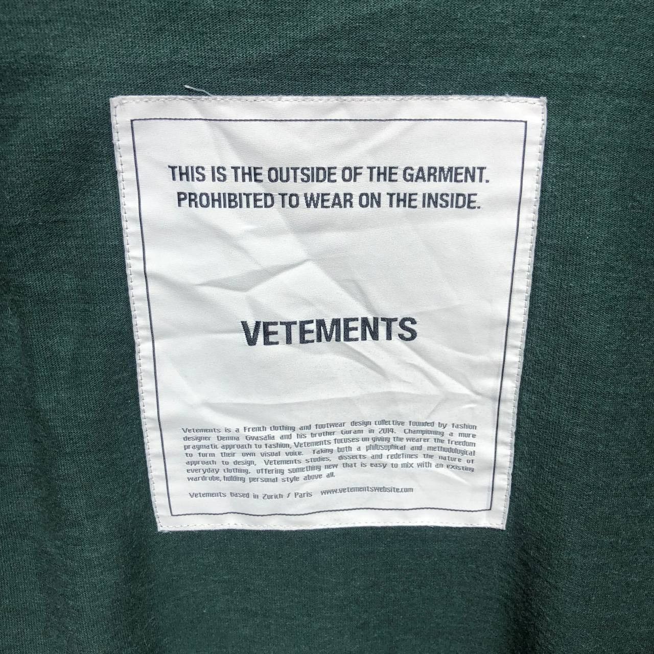 Vetements Vetements Cut and Sew tee Size US S / EU 44-46 / 1 - 7 Thumbnail