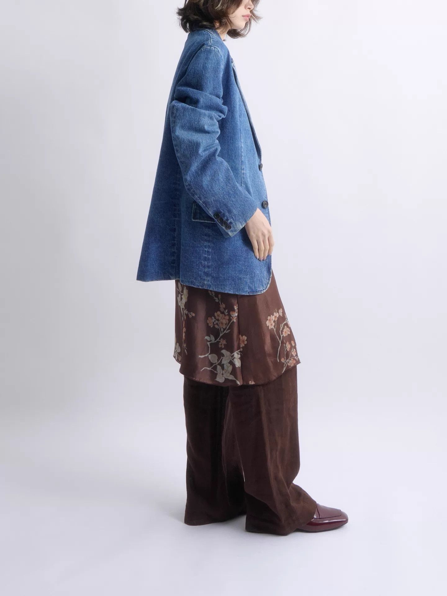 Prada PRADA 2019ss Menswear Washed Denim Blue Blazer Size US S / EU 44-46 / 1 - 6 Thumbnail