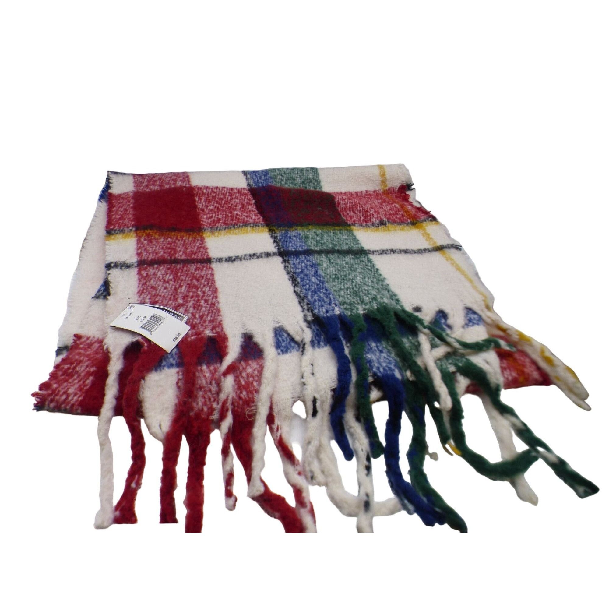 Other CEJON Women’s Plaid Pattern Oversized Blanket Wrap / Scarf, Size ONE SIZE - 2 Thumbnail