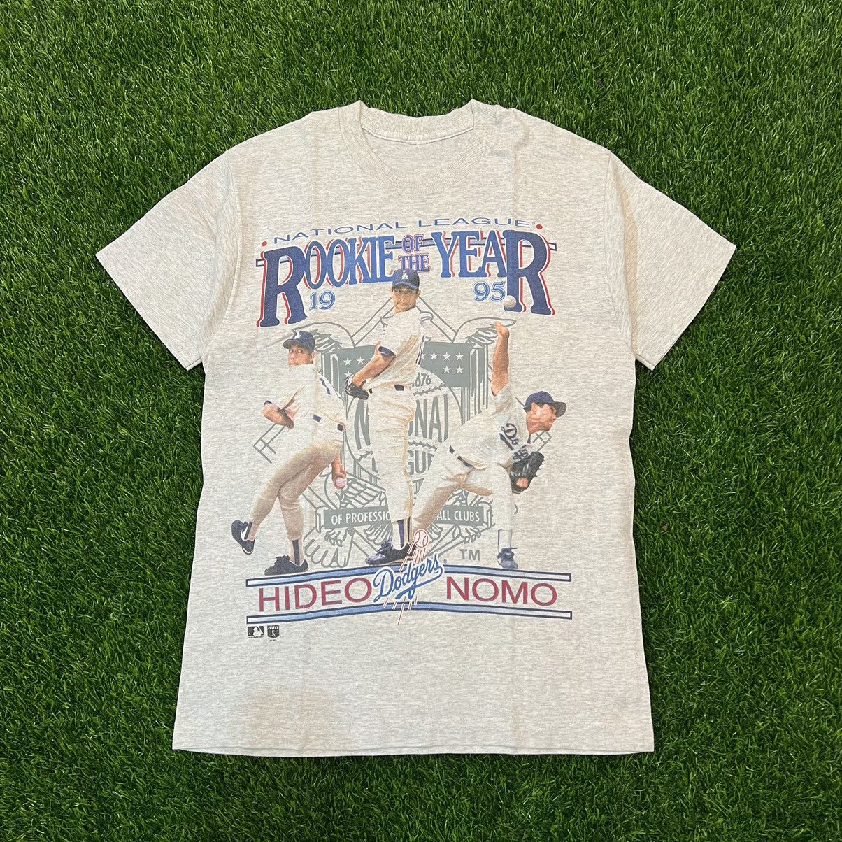 MLB Hideo nomo La Dodgers vintage shirt Size US M / EU 48-50 / 2 - 1 Thumbnail