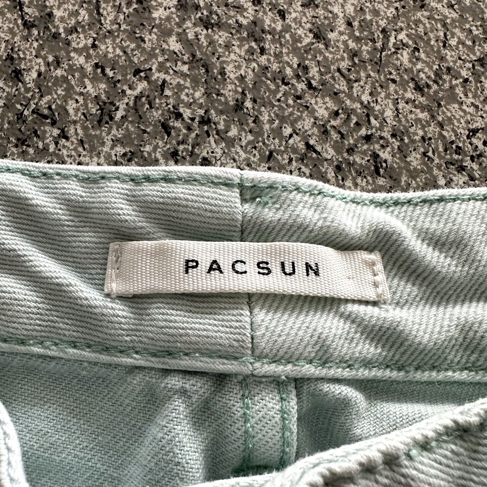 Pacsun Pacsun Jeans Women’s 26x28 High Rise Mom Mint Green Cotton Denim Relaxed Taper Size 26" / US 2 / IT 38 - 3 Thumbnail