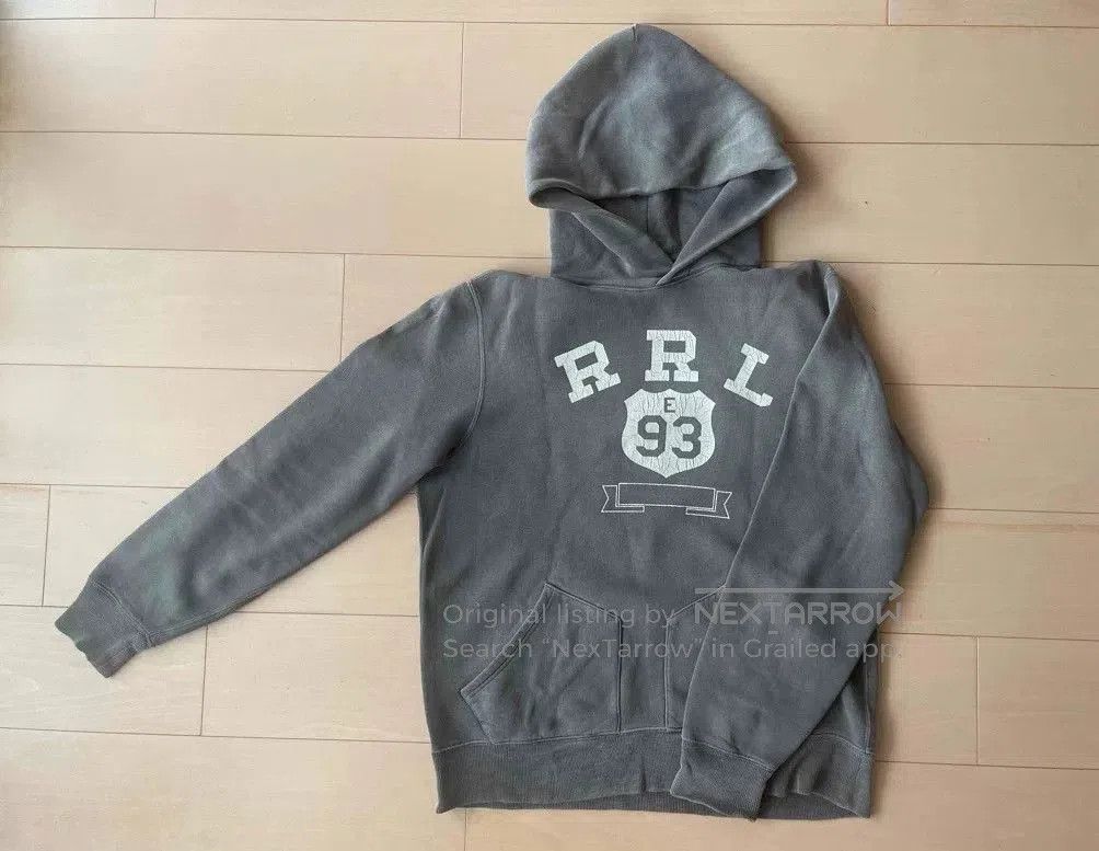 RRL Ralph Lauren vintage rrl 93 shield graphic hoodie. Size US M / EU 48-50 / 2 - 1 Thumbnail