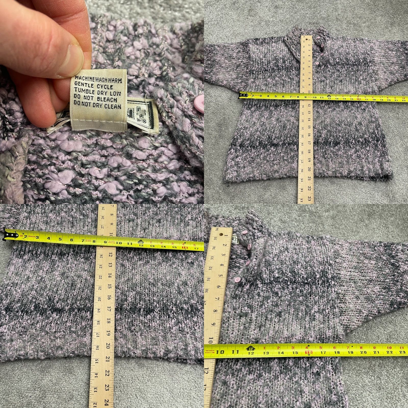 Vintage VINTAGE Evian Pullover Sweater Womens Large Pink 1/2 Button Up Mock Casual Knit Chunky-Knit Size L / US 10 / IT 46 - 8 Thumbnail