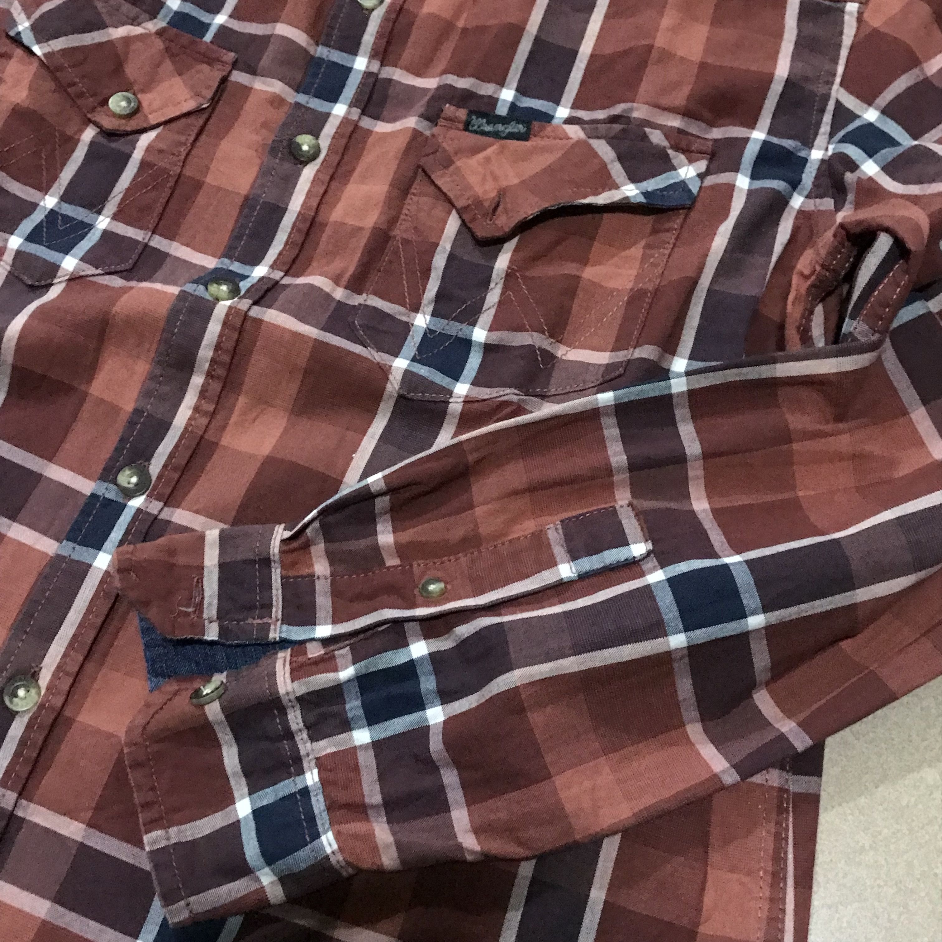 Wrangler Wrangler Flannel Tartan long Sleeves shirt Size L Size US M / EU 48-50 / 2 - 2 Thumbnail