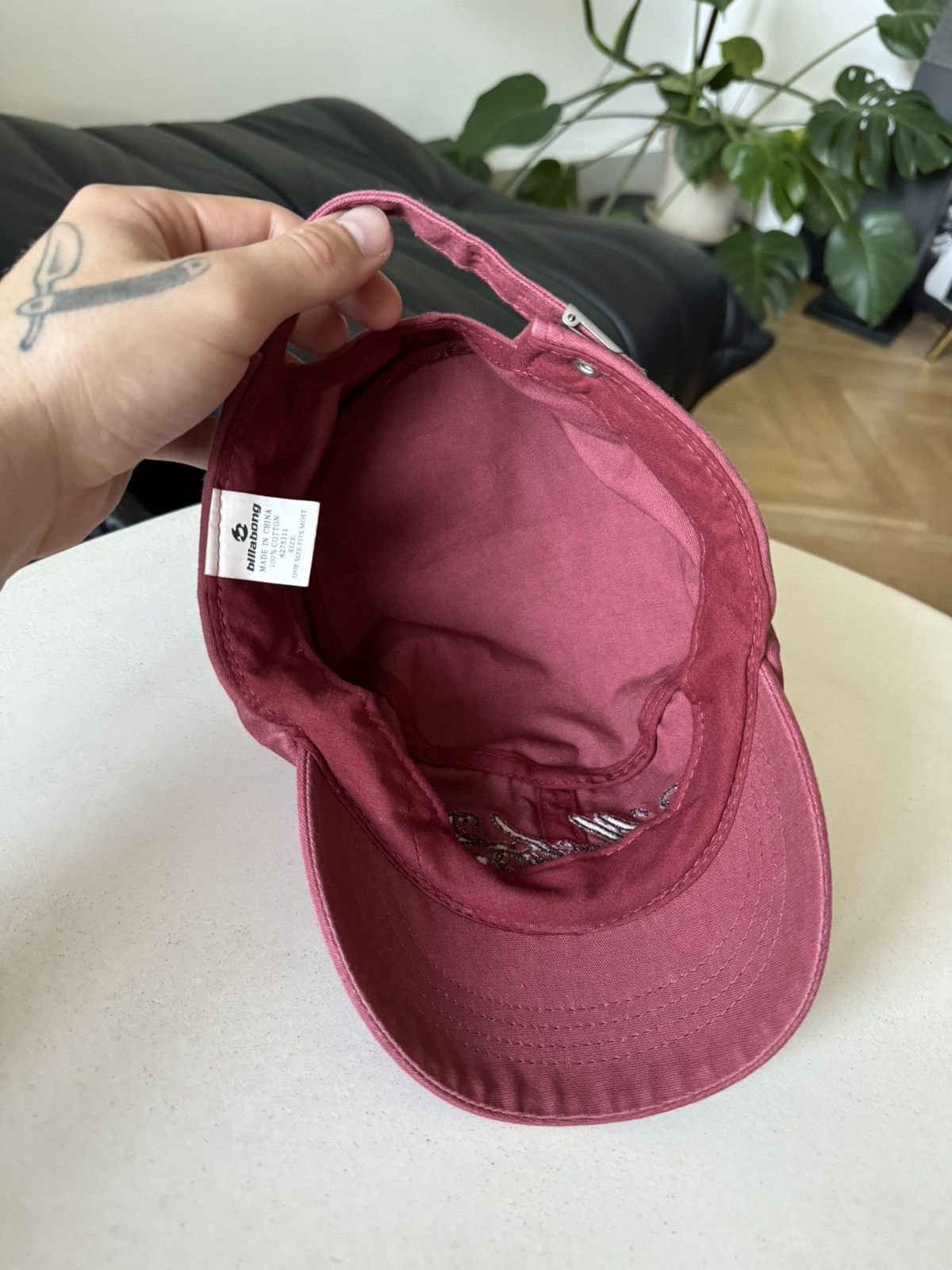 Billabong Vintage Billabong Y2k Skate Surf Hat Cap Rare Rose Hype Size ONE SIZE - 4 Thumbnail