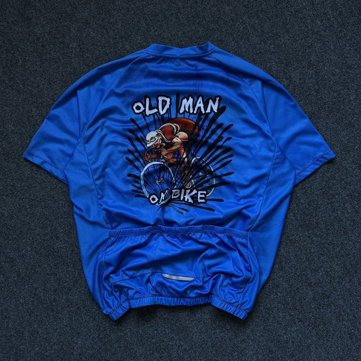 Sports Specialties VTG Adult Old Man On Bike Velo Jersey Tee Size XXL Y2K 00s Size US XXL / EU 58 / 5 - 6 Thumbnail