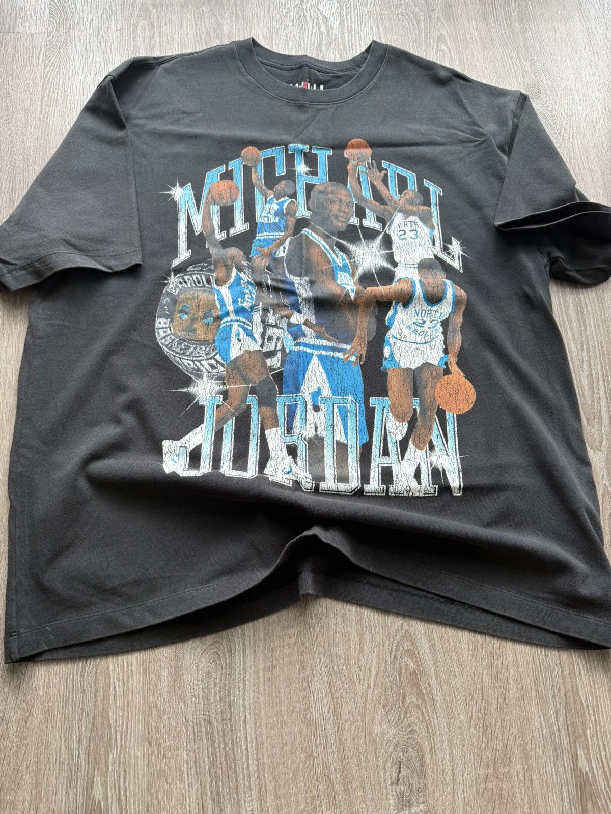 Jordan Brand Vintage Jordan UNC tee Size US L / EU 52-54 / 3 - 1 Thumbnail