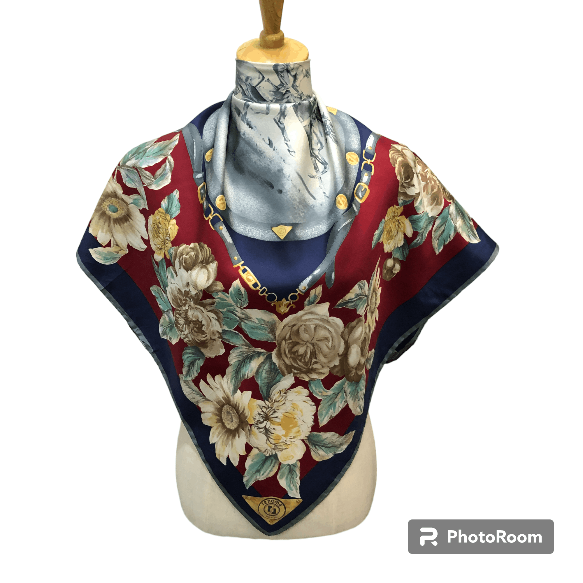Renoma Renoma Floral Silk Scarf M1241 Size ONE SIZE - 1 Thumbnail