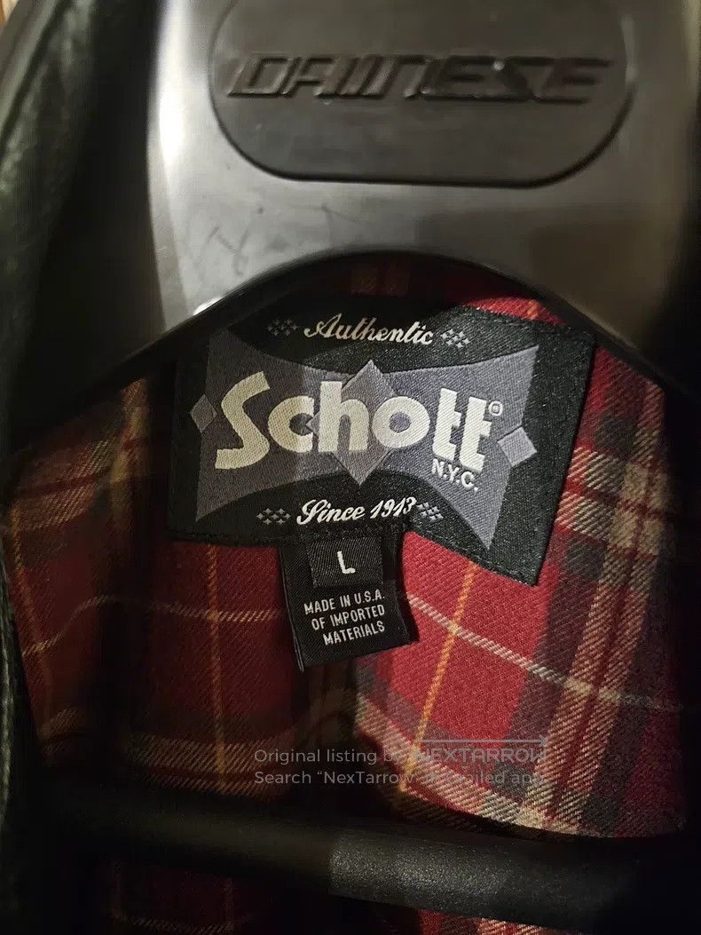 Schott Schott NYC 530 Brown Motorcycle Leather Jacket Size US L / EU 52-54 / 3 - 5 Thumbnail