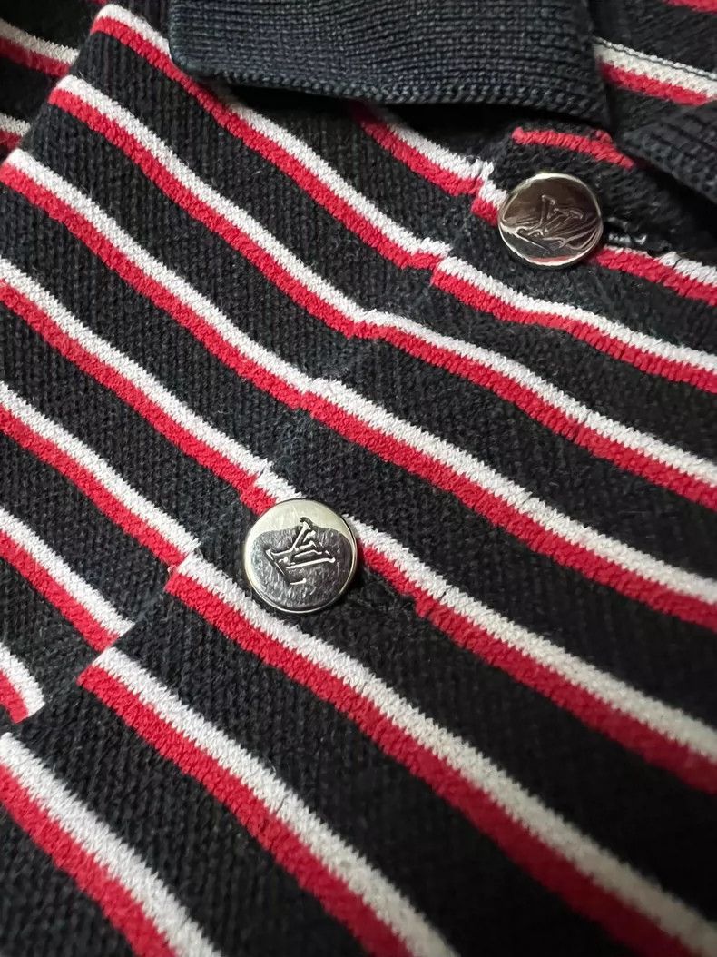 Louis Vuitton Louis Vuitton Men's Striped Polo Shirt- Size US XXL / EU 58 / 5 - 4 Thumbnail
