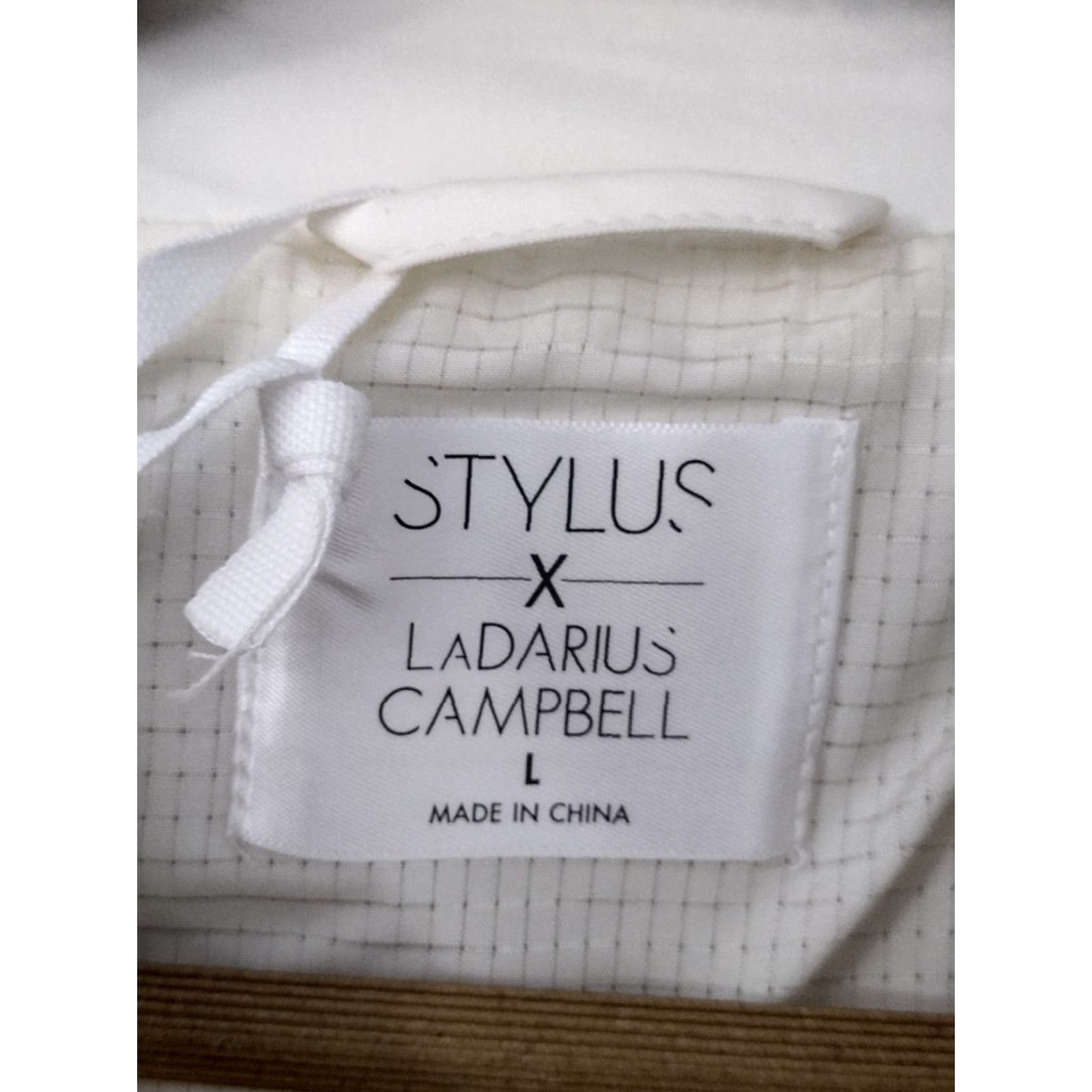 Vintage STYLUS Shirt Ladarius Campbell 1/4 Zip Long Sleeve Ivory L Men Regular Crew Neck Zip Modern Casual Vintage No N/A Size US L / EU 52-54 / 3 - 5 Thumbnail
