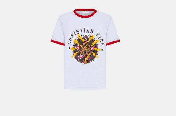 image of Dior O1Bcso1Str0224 T-Shirt In White, Women's (Size XL)
