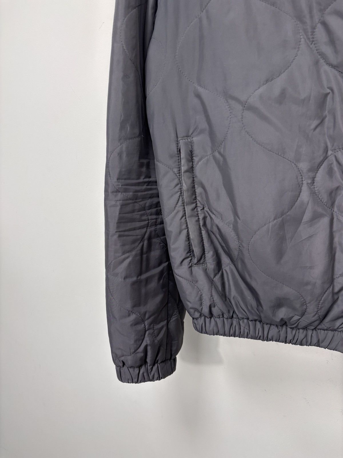Z Zegna Z Zegna Men’s Quilted Grey Lightweight Bomber Jacket Size US M / EU 48-50 / 2 - 4 Thumbnail