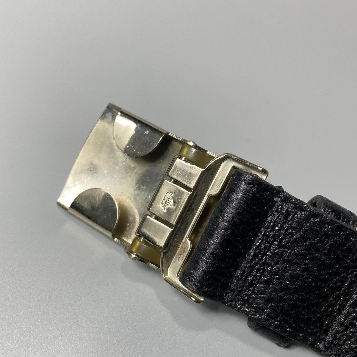 Comme des Garcons Homme Black Leather Buckle Belt Size ONE SIZE - 5 Thumbnail