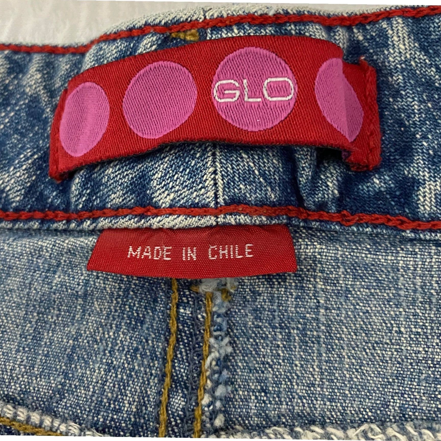 Vintage VINTAGE Y2K GLO Jeans Skirt Juniors 11 Denim Mini Skirt Flap Pockets Blue 90s GLO Clothing Womens? Size 32" / US 10 / IT 46 - 4 Thumbnail