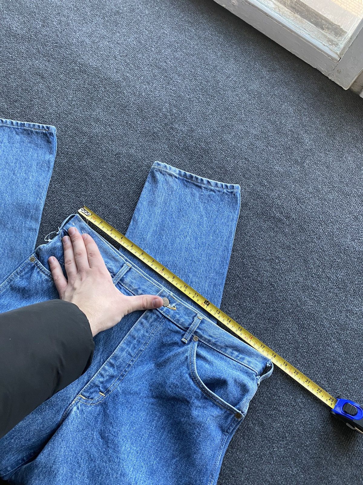 Lee 🔥80s Lee riders archive union made blue washed light jeans Size US 36 / EU 52 - 11 Thumbnail