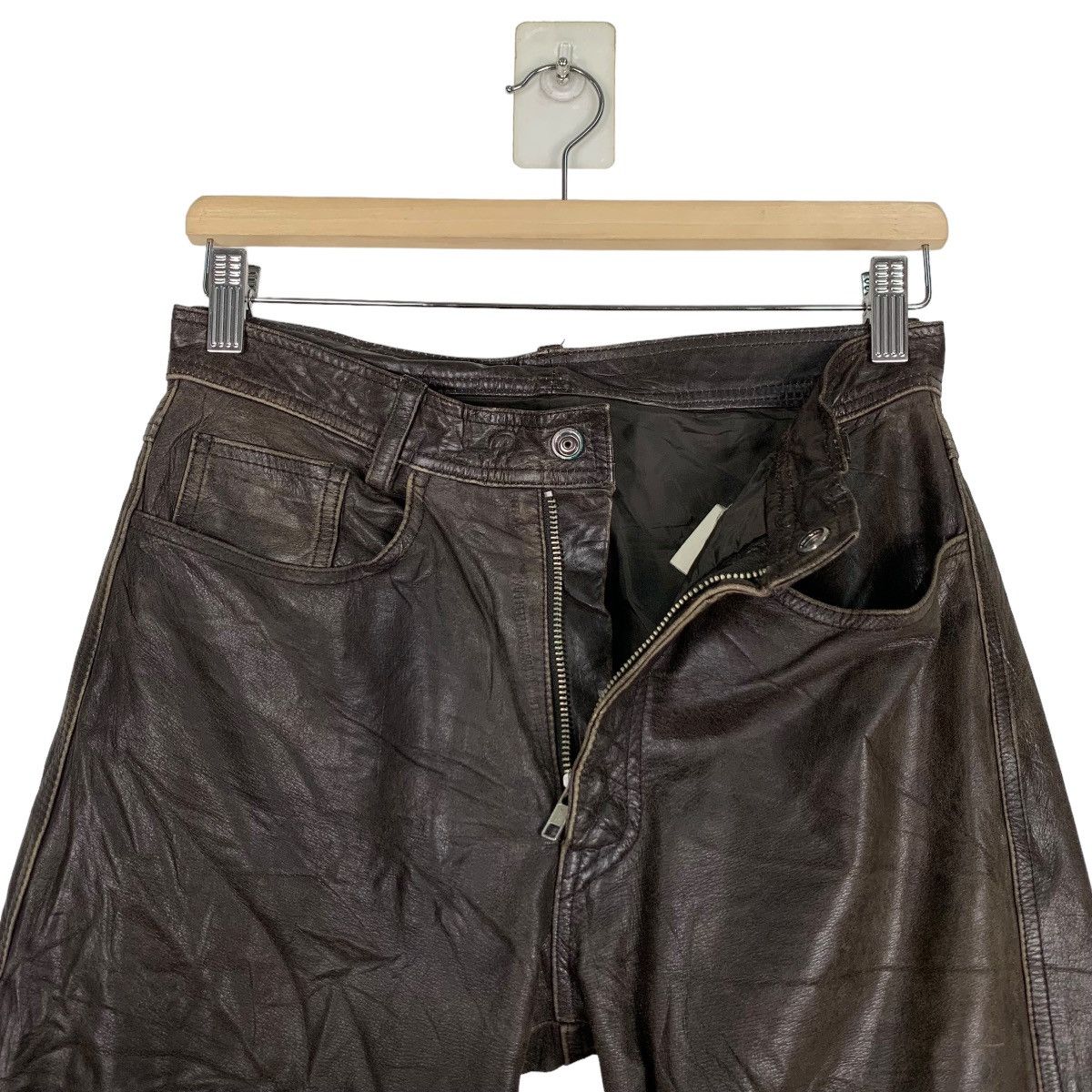 Leather UNION MADE by C's Men Leather Pant #0885-C40 Size US 30 / EU 46 - 9 Thumbnail