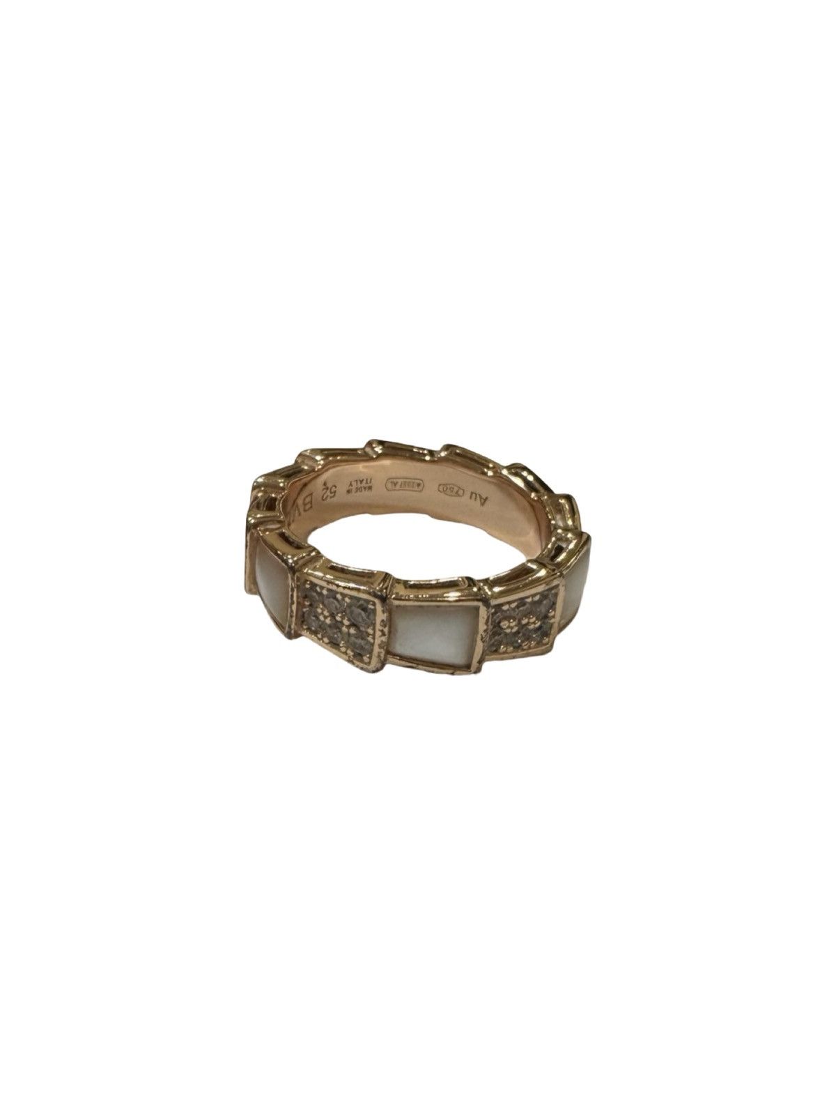 Bvlgari Serpenti Viper 18 kt rose gold ring Size ONE SIZE - 1 Thumbnail