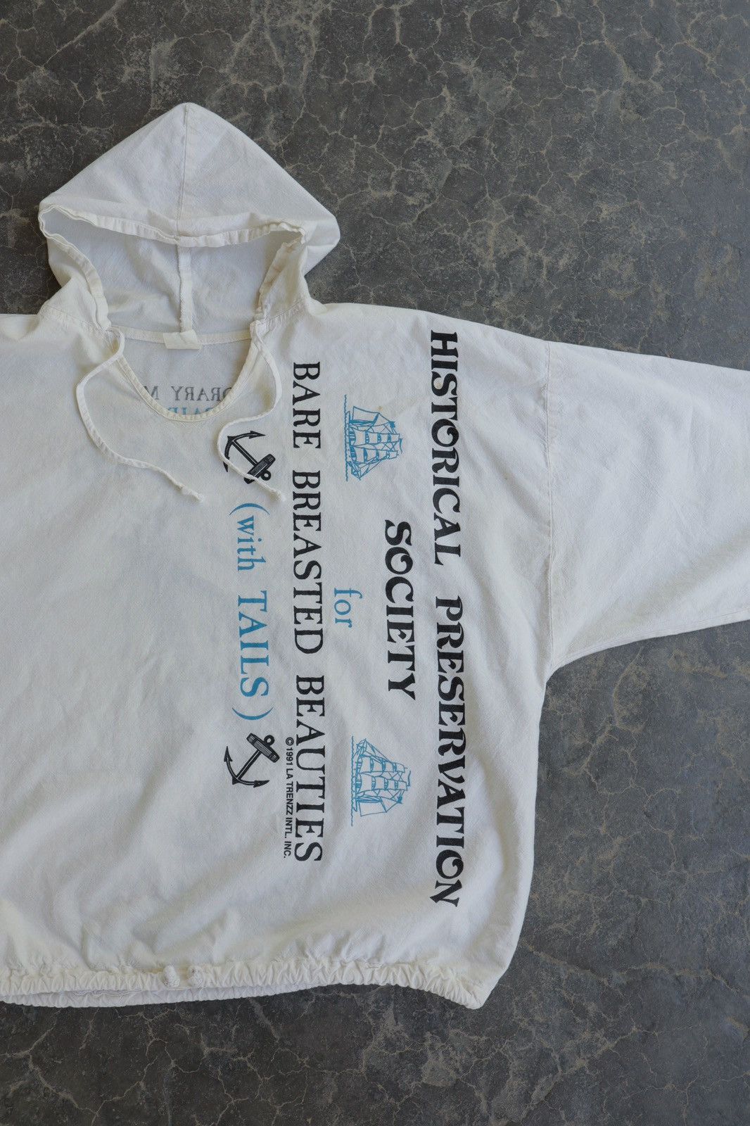 Vintage Vintage Mermaid Society Beach Surf Afterhood Hoodie Boxy Size US XL / EU 56 / 4 - 3 Thumbnail