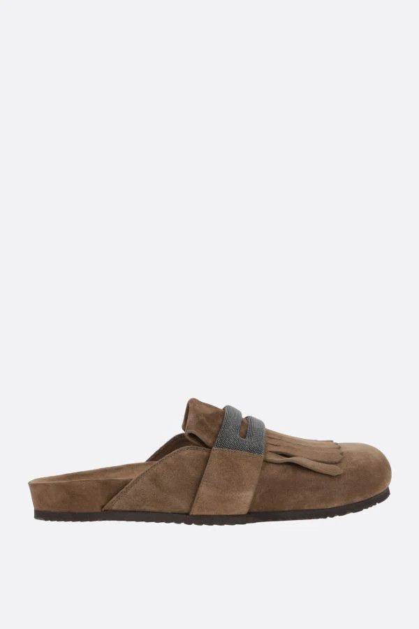 Brunello Cucinelli Brunello Cucinelli Suede Slippers IT 36 Women - USA Duties Paid Size US 6 / IT 36 - 1 Thumbnail