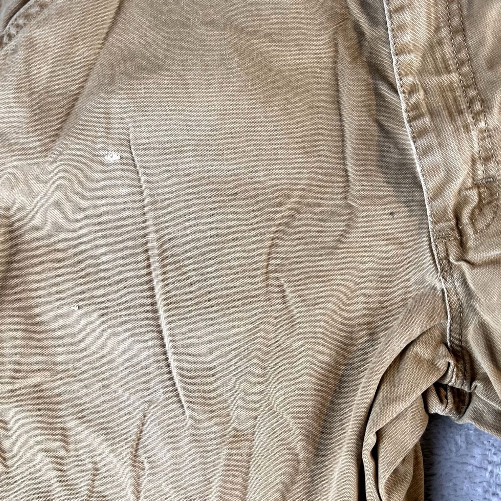 Wrangler VINTAGE? Wrangler Carpenter Pants Mens 36x34 Khaki 94LSWAO Denim Cotton Workwear Pockets Jeans Relaxed Straight Mens 36x32- ReadCURRENT Size US 36 / EU 52 - 3 Thumbnail