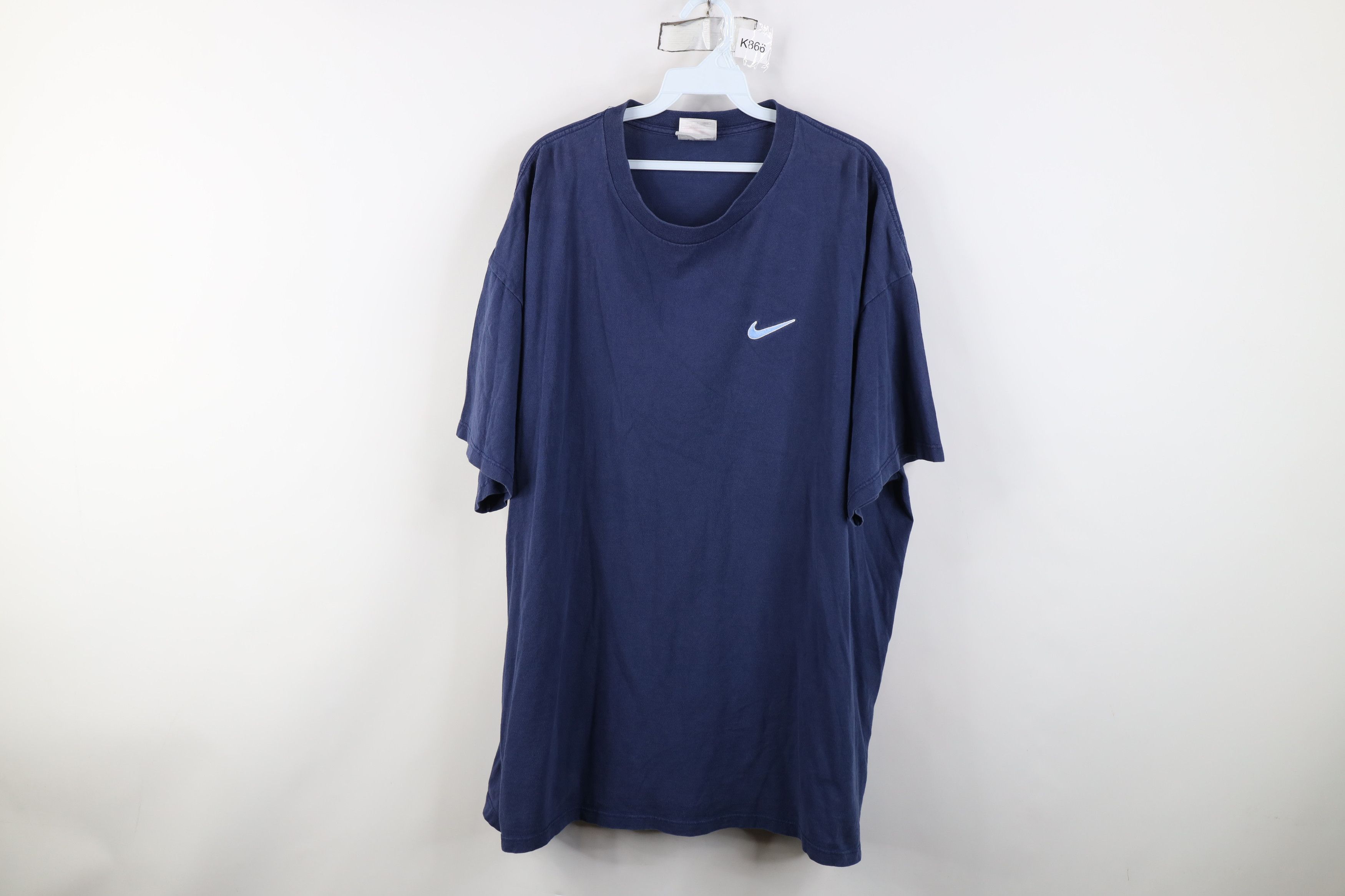 Nike Vintage 90s Nike Scott Mini Swoosh Short Sleeve T-Shirt USA Size US XXL / EU 58 / 5 - 1 Thumbnail