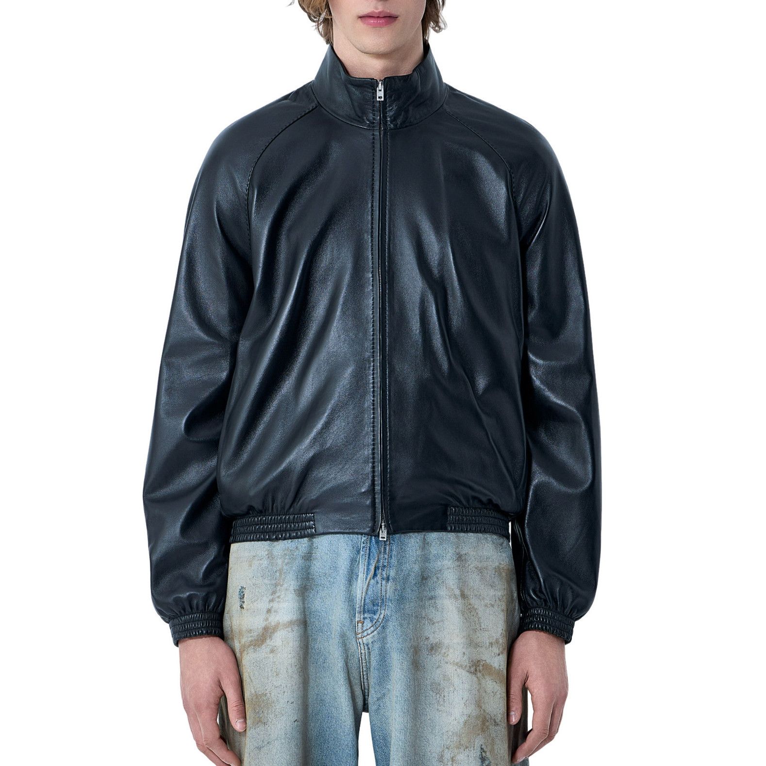 Acne Studios ACNE STUDIOS Black Leather Jacket New & Authentic (Men's siz Size US M / EU 48-50 / 2 - 1 Preview