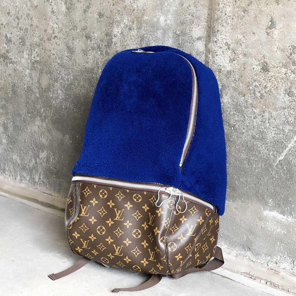 Louis Vuitton Limited Edition 2014 Marc Newson Shearling Monogram Backpack Size ONE SIZE - 3 Thumbnail