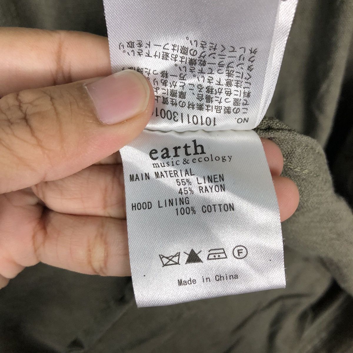 Japanese Brand Army Parka Jacket Design Earth Music & Ecology Issey Miyake Size US S / EU 44-46 / 1 - 21 Thumbnail